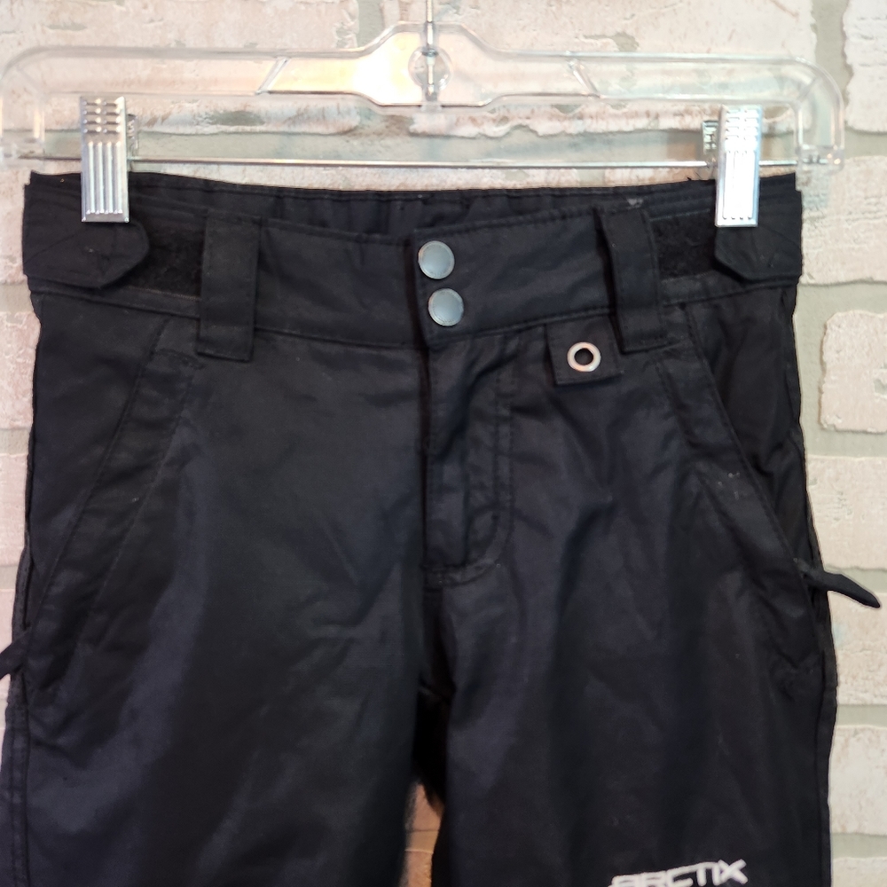 Arctix Girls Black Snowpants Double Knee Patch Size XS - Picture 3 of 16